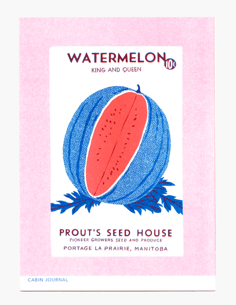 VINTAGE WATERMELON SEEDS | MINI PRINT