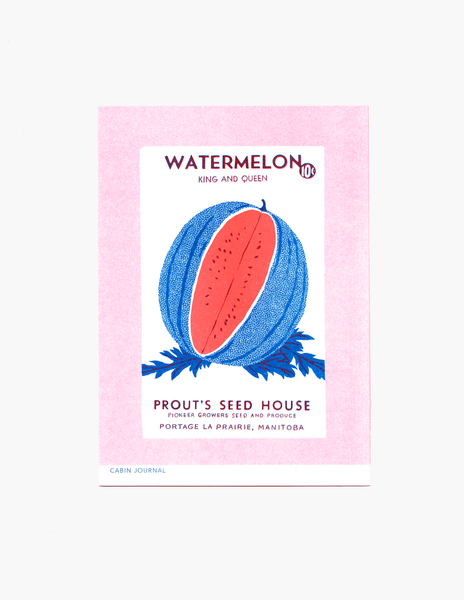 VINTAGE WATERMELON SEEDS | MINI PRINT