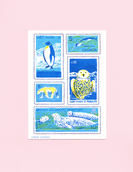 SNOW ANIMALS | MINI PRINT