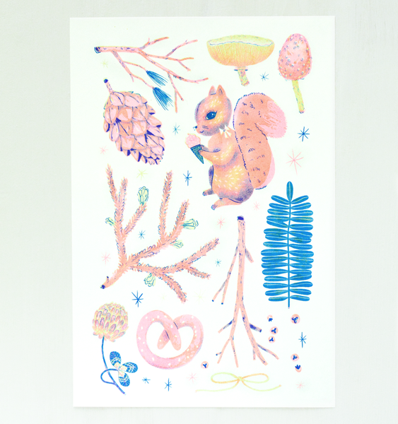 FOREST FANTASTIC ART PRINT