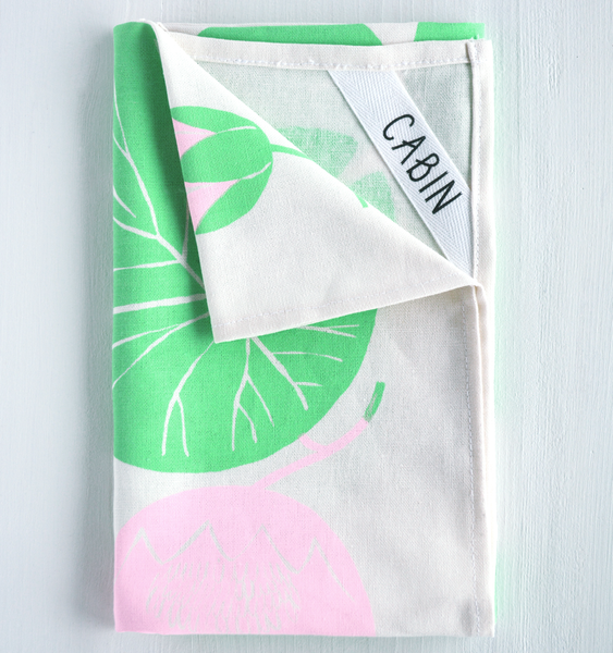 WATERLILIES TEA TOWEL