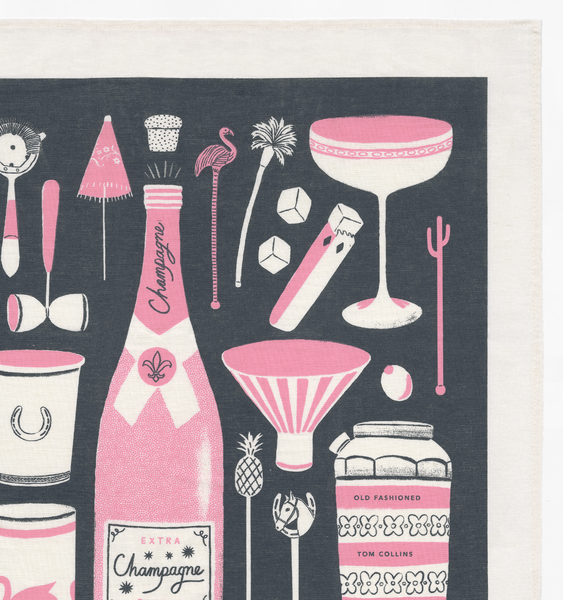 VINTAGE BARWARE TEA TOWEL