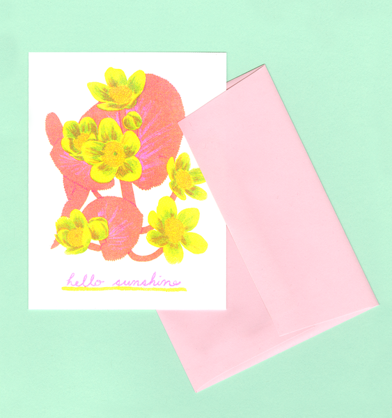HELLO SUNSHINE CARD | SINGLE CARD + ENVELOPE