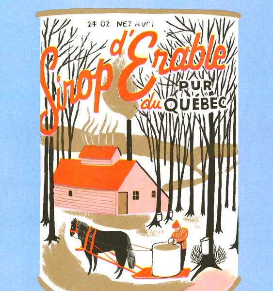PURE MAPLE SYRUP ART PRINT