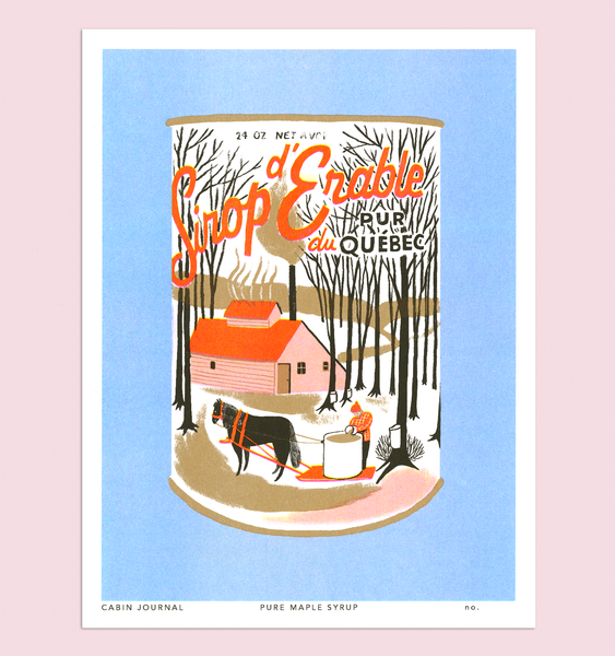 PURE MAPLE SYRUP ART PRINT