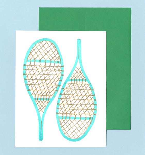 SNOWSHOES HOLIDAY | SINGLE CARD + ENVELOPE