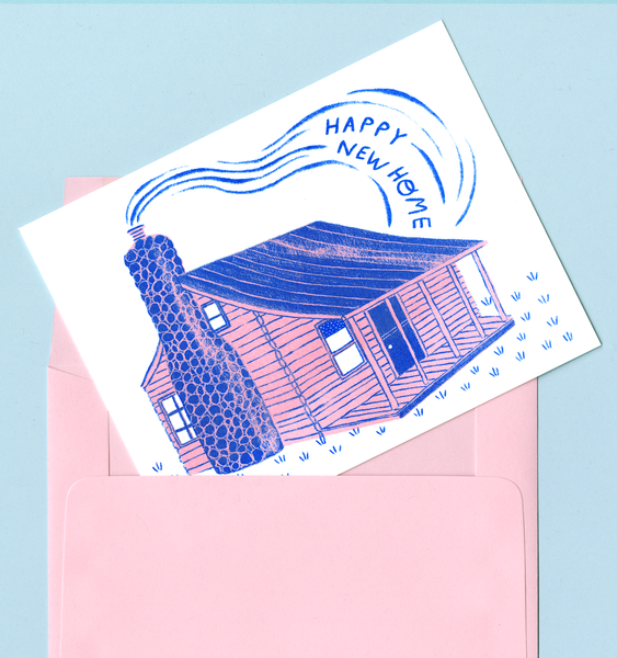 CABIN NEW HOME CARD | SINGLE CARD + ENVELOPE