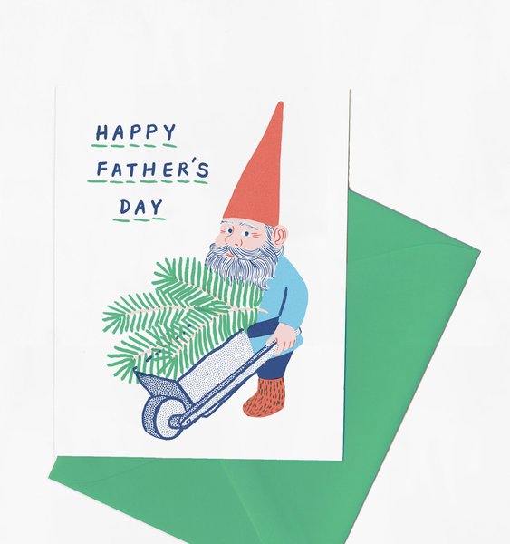FATHER'S DAY GNOME | SINGLE CARD + ENVELOPE